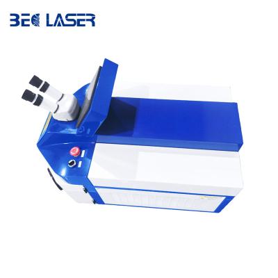 China Garment Shops Good Quality 3D 100w Jewelry Laser Welding Machine For Gold Rings Necklace YAG Laser Welder Mini Desktop Type for sale