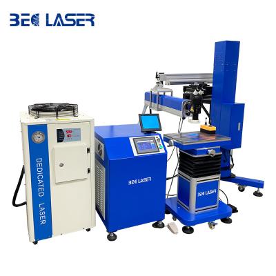 China 3D hotels fiber stainless steel yag 110V industry laser welder with lazy arm for mold repair for sale