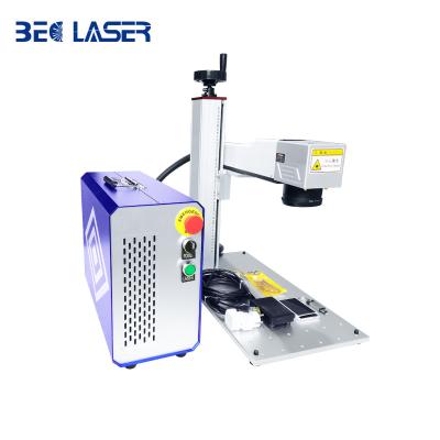 China 3D air-cooled portable type fiber laser marker engraving machine for sale