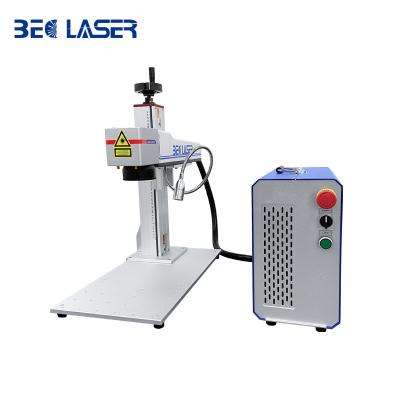 China 3D Air Cooled 30w 50w 100w Engraving Raycus Mini Fiber Laser Marking Machine for sale