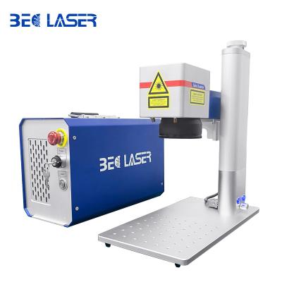 China 20w 30w Air Cooled Mini Fiber Laser Ring Collar Marking Machine Portable Type 2022 For 3D Silver Gold for sale