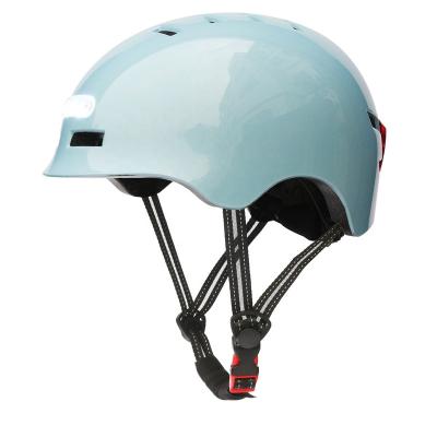 China New ABS Color LED Helmet Skateboard Riding Protective Ski Helmet With Light for sale