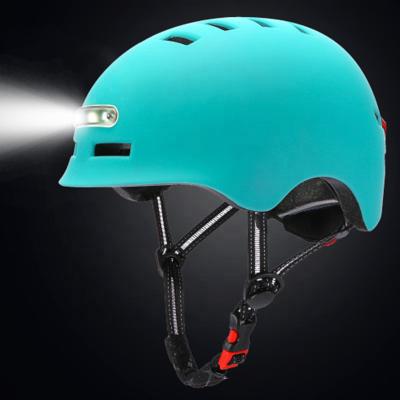 China 2022 Kuyou LED outdoor bicycle, 1500lm of ABS+PC, rechargeable via USB, cycling helmet for sale