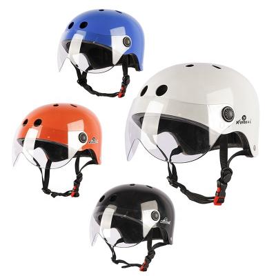 China E-scooter Motorcycle Cycling Helmet with Flashing Lights for Body Safety Protection Speed ​​in Outdoor Sports Recreation for sale