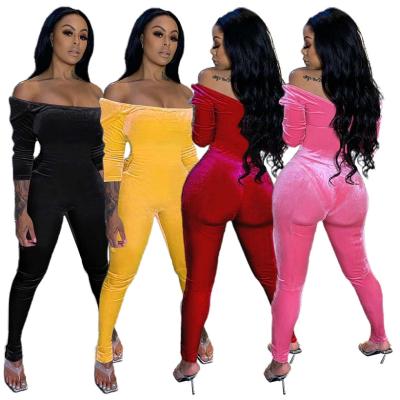 China Anti-pilling high quality sweatsuit women tracksuit velor leggings set velvet lady tracksuit women's overalls pants two-piece set rompers for sale