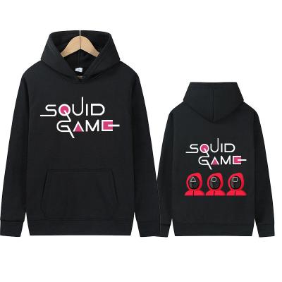 China Custom Logo Private Label Mens Anti-Wrinkle Hoodies Men's Hoodies Pullover Squid Game Bulk Oversized Hoodie for sale