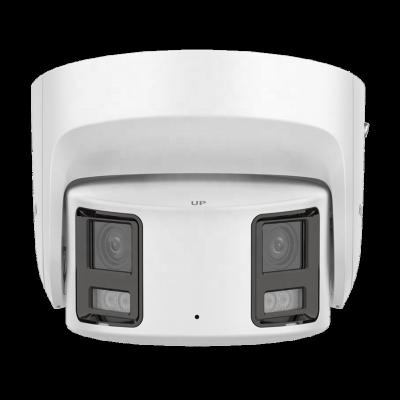 China ColorVu Face Detection 180 Degree Panoramic IP Camera Turret DS-2CD2387G2P-LSU/SL 8MP for sale