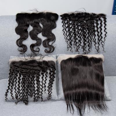 China 100% Human Hair Headbands Closures, Cambodian Virgin Hair Closures, Wet Curls Hair With Headband for sale