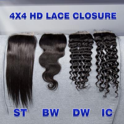 China 100% Straight Human Hair Bundles With Closure, Alipearl Hair Bundles And Closure, 2x6 Closure Cambodian Hair Vendors With Closure for sale