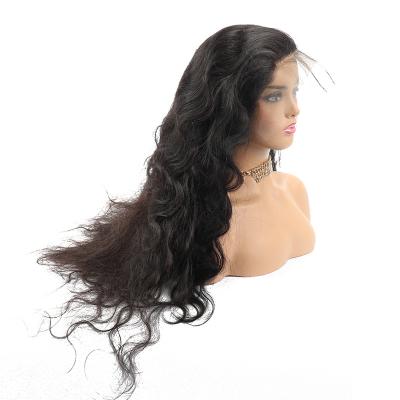 China Raw Deep Wave Indian Human Hair 180% Density 10-28 Inch Lace Front Wig Woman Wigs for sale