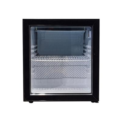 China Single-Temperature 52L Small Mini Beverage Cooler Countertop Beverage Display Fridge for sale