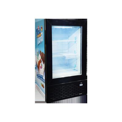 China Single-temperature 50L small mini display commercial refrigeration equipment counter top ice cream freezer for sale