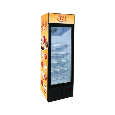 China New SD235B Single-temperature Upright Ice Cream Display Freezer With Ventilation System for sale