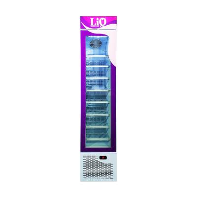 China MEISDA 105L Single-temperature Straight Door Glass Popsicle Mini Countertop Display Freezer for sale