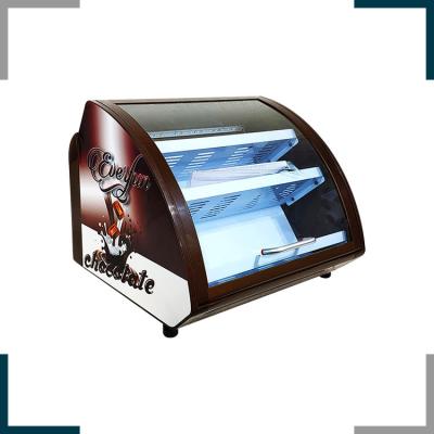 China Single-temperature Meisda 15L Mini Countertop Chocolate Fridge With Sticker Customization for sale