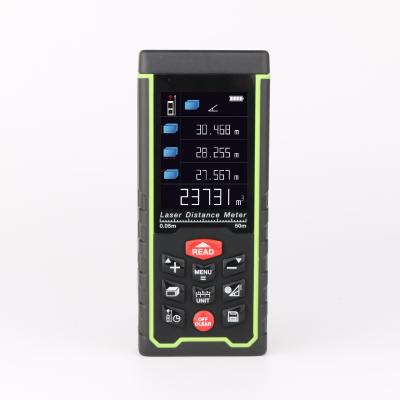 China 50m Large Color LCD Display Digital Laser Distance Meter for sale