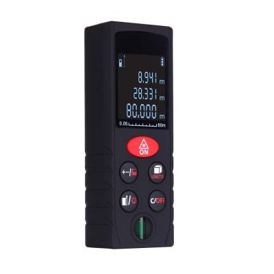 China Handheld 80m Digital Laser Distance Meter Rangefinder Measure Diastimeter Area Volume Pythagorean Theorem Tester Tool for sale