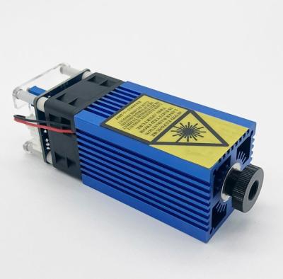 China 450nm/455nm 5W 12V 2A High Quality Blue Laser Module  For Laser Engraving for sale