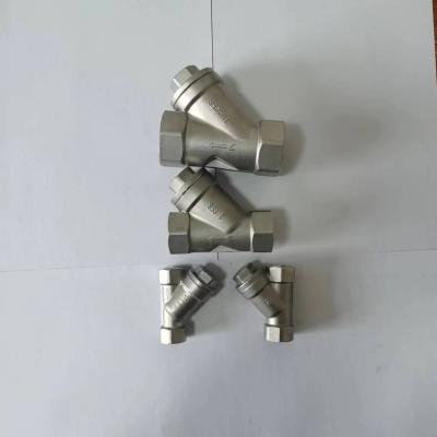 China General hot sale stainless steel filter 304 stainless steel y-type clamp stainless steel general y-type internal filter thread for sale