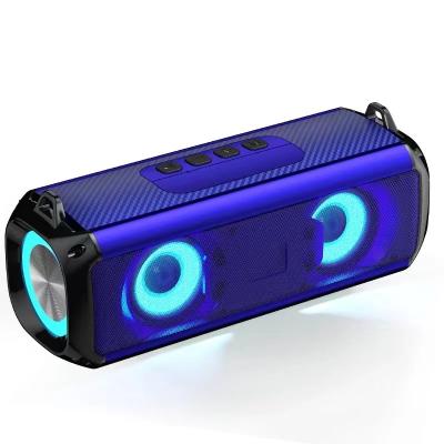 China Waterproof Portable BT Player Function V12 Phone Speaker Super Quality Outdoor Wireless Subwoofer Speaker With Strap for sale