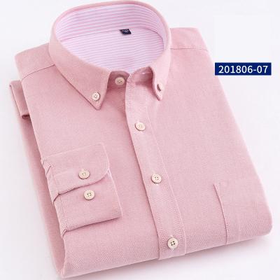 China 2020 Custom Fancy Design 100%cotton Long Sleeve Men Shirt Breathable Casual for sale