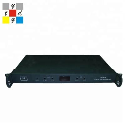 China FTTH 16 in 1 multi channel dvb-t2 IP QAM modulator set top box rf modulator rack mount rf modulator for sale