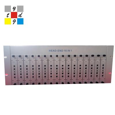 China analog aluminum rf CATV fixed channel modulator 24 in 1 catv headend modulator av rf modulator for sale