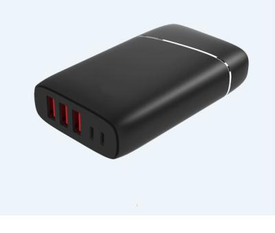 China Mobile Phone USB 3.0 Wall Charger HUB Station Desktop Travel 5-Ports Fast Charger 45W USB C Charing Station for sale