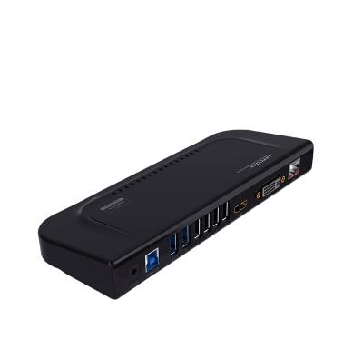 中国 Data Transfer Winstars USB Type C 5K / Universal 4K Dual Docking Station With HDMI / DVI Port 販売のため