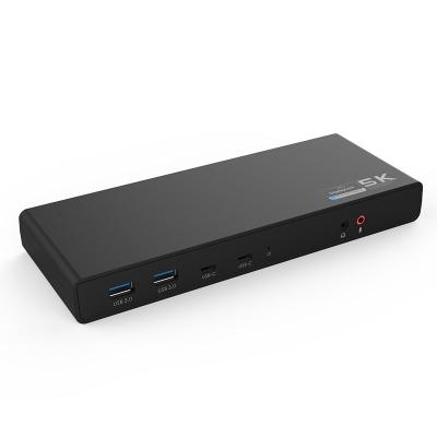 China ABS Port 15 C 5K USB Type / Universal 4K Dual Docking Station With Power Supply Te koop