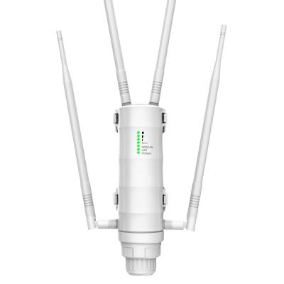 China WS-WN572HG3 CE RoHS AC1200 high power waterproof 500m outdoor wifi repeater for sale