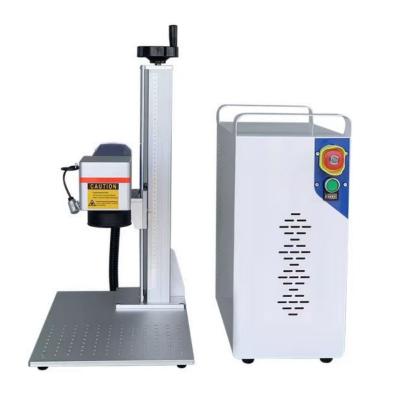 China Factory Supply 20W 50W Air Cooled Fiber Laser Marking Machine For Headphone / Keyboard / Digital Product Screen for sale