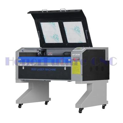 China Interactive System 6090 Wood Laser Cutter CO2 CNC Laser Cutting Machine Price 80W 100W 130W 150W for sale