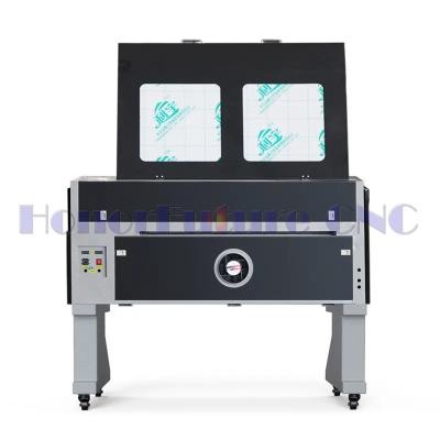 China 80w CO2 Water Cooled Laser Cutting Engraving Machine 9060 with Water Cooling and Protection System for sale