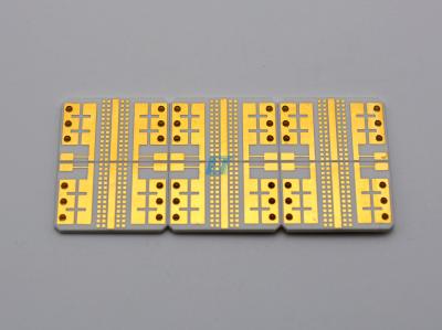 China OEM ODM Ceramic PCB Board With Black Solder Mask High Dielectric Constant for sale