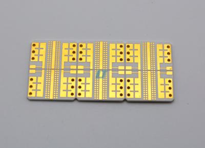 China 22mm*19mm Black Ceramic PCB Board With Thermal Conductivity Al2O3/ALN for sale