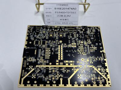 Κίνα Πίνακας PCB Goldfinger Rogers 16 στρώσεις 100% ηλεκτρική δοκιμή Πέρασε VIPPO Rogers + FR4 Mixed προς πώληση