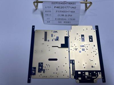 중국 로저스 RO4003 + IT180 혼합 로저스 PCB 보드 0.5-6 온스 구리 몰입 금색 판매용