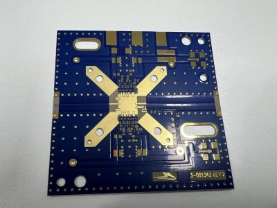 China Rogers Material PCB 0,762mm Vidro Epoxi Amarelo Coverlay Branco Silkscreen à venda