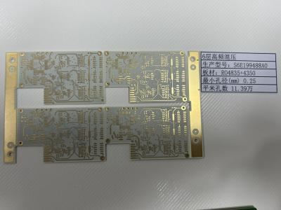 Κίνα Έξι στρώματα RO4835+4350 Rogers PCB Board υψηλής συχνότητας PCB προσαρμοσμένο προς πώληση