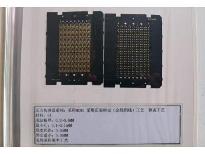 Κίνα Ανθεκτικό ηλεκτρονικό PCB με βάρος χαλκού 0.2mm 1oz Μαύρη μάσκα συγκόλλησης αισθητήρα πίεσης PCB προς πώληση