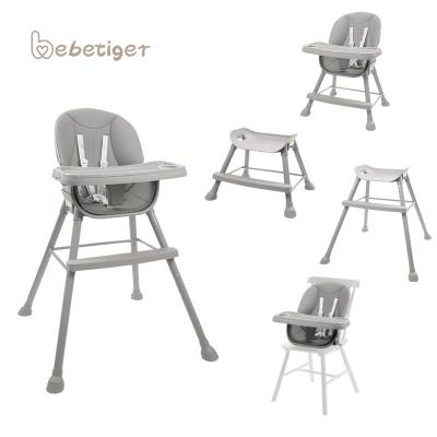 China 2022 Modern Foldable Height Adjustable Metal Kids Restaurants Plastic Kids Baby Eating Dining Feeding Chair for sale