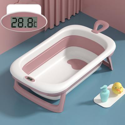 China New PP+TPE 2022 Newborn Toddler Foldable Seat Free Shallow Newborn Baby Bathtub Set Suppliers Folding for sale