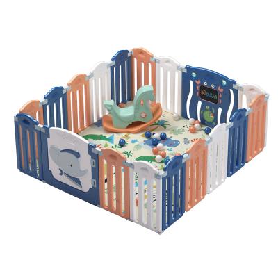 China 2022 Modern Foldable High Quality Plastic Baby Playpen Baby Fence Safety Play Pen Yard Playpen For Kids for sale