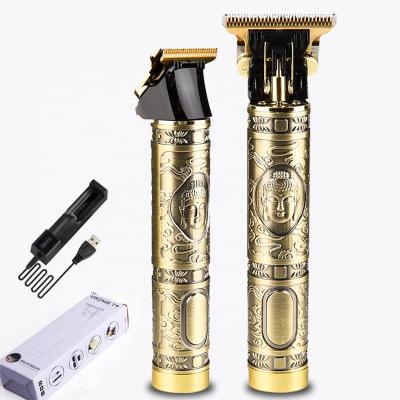 China Men'sProfessional Men'sProfessional Hot Selling Commercial Gold Commercial Hair Clipper Cordless Portable Rechargeable Electric Trimmer for sale