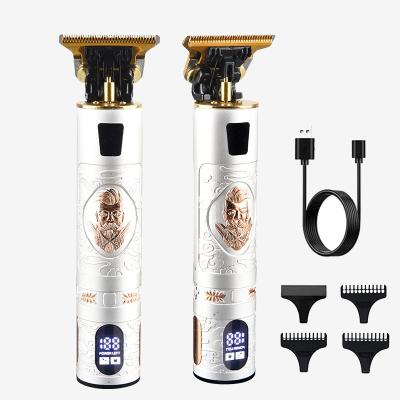 China Professional Rechargeable Precision Cutting Blade LCD Display Clipper Hair Trimmer China OEM Customized Logo Color Power Time Charging Electric Sales for sale