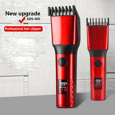 China Hotel Hot Sale Salon Men Portable Electric Barber Clippers Metal Professional Hair Clipper Cordless OEM Customized Steel for sale