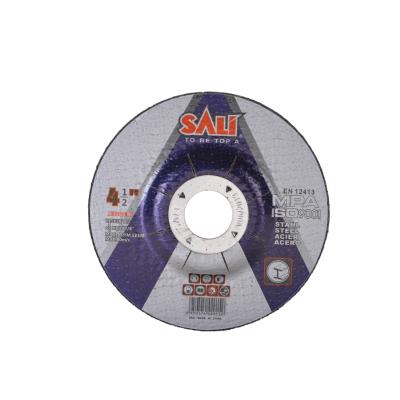 China High Effciency SALI 4inch 100x3.0x16mm T42 Abrasive Grinding Disc Recessed Center Grinding Wheel For Metal à venda