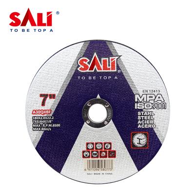 Cina Factory 180*1.6*22.2 Metal Abrasive Cutting Disc 180*1.6*22.2mm in vendita