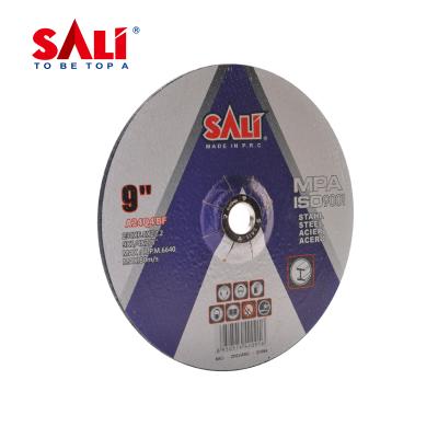 China High Quality Best Price High Efficiency SALI 9 Inch 230x3x22.2mm Abrasive Grinding Wheel For Metal en venta